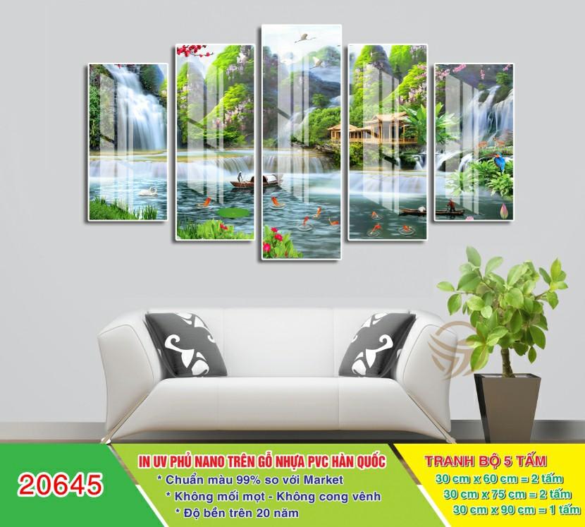 Tranh Decal sơn thuỷ Tranh Decal sơn thuỷ